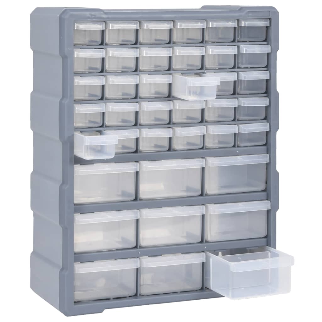 vidaXL Organizer z 39 szufladkami, 38x16x47 cm