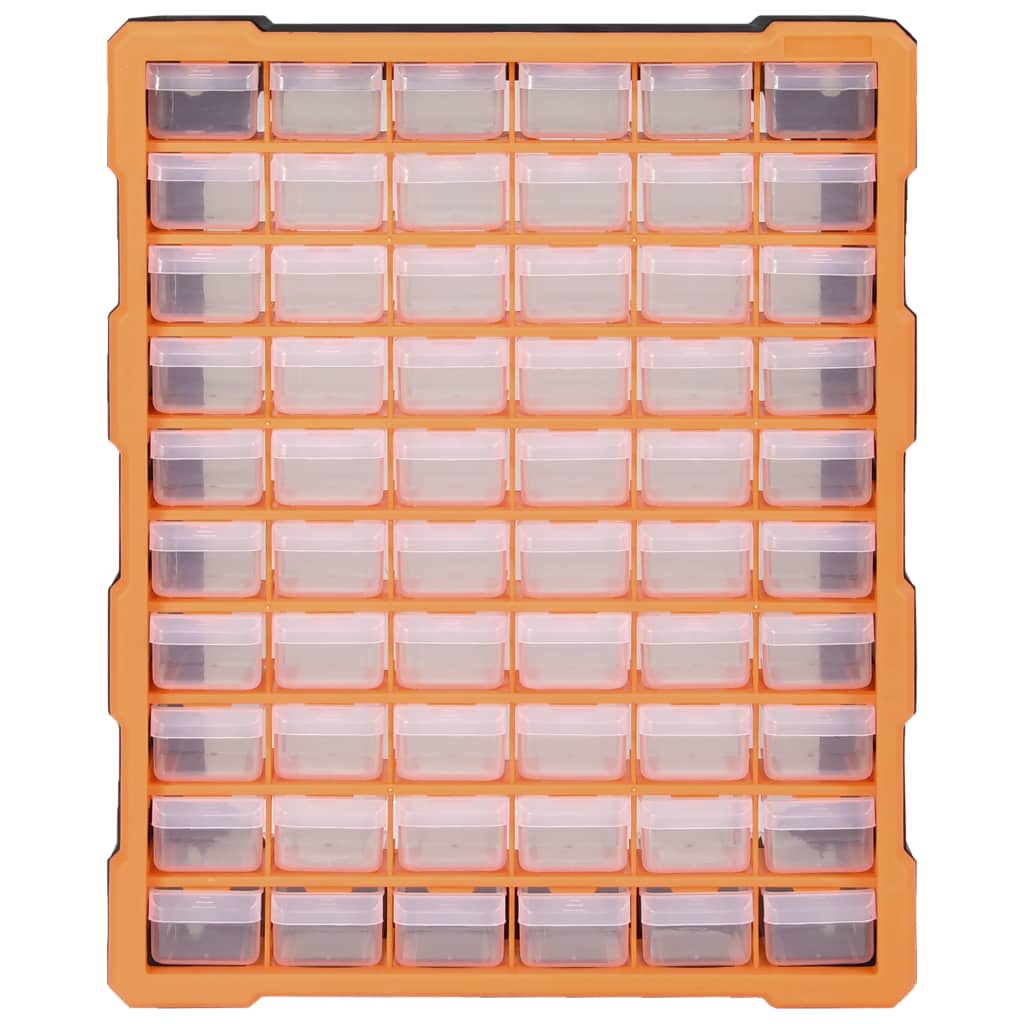 vidaXL Organizer z 60 szufladkami, 38x16x47,5 cm