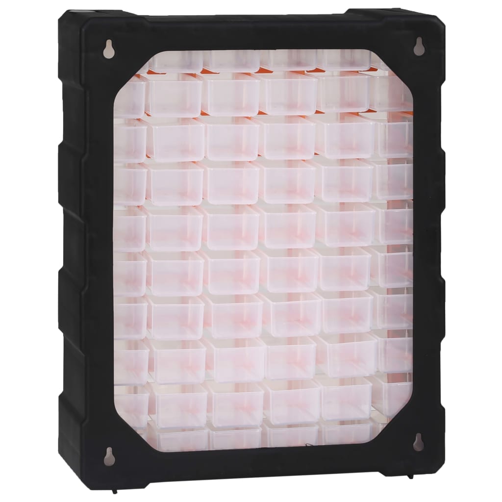 vidaXL Organizer z 60 szufladkami, 38x16x47,5 cm