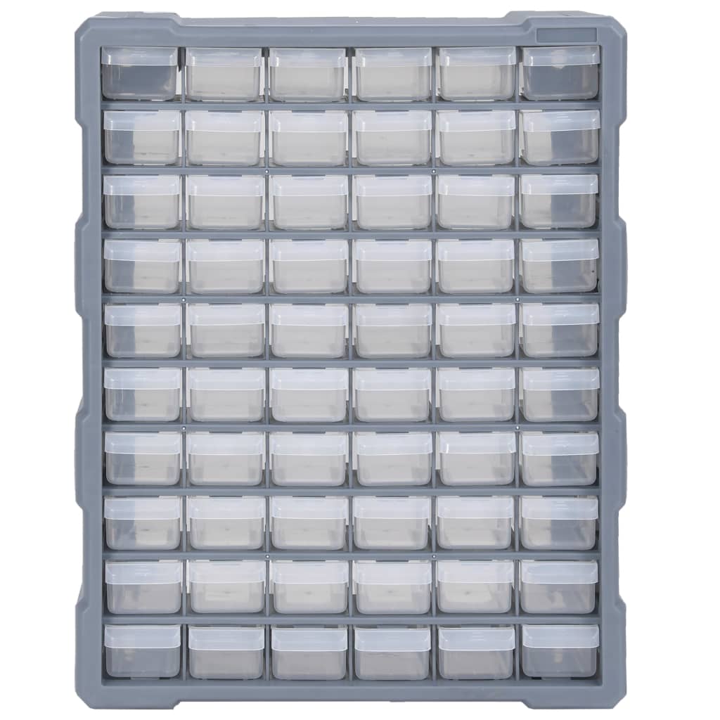 vidaXL Organizer z 60 szufladkami, 38x16x47,5 cm