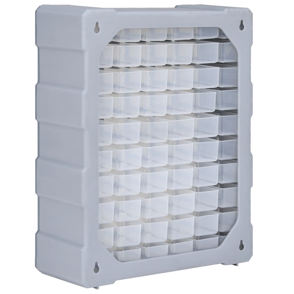 vidaXL Organizer z 60 szufladkami, 38x16x47,5 cm
