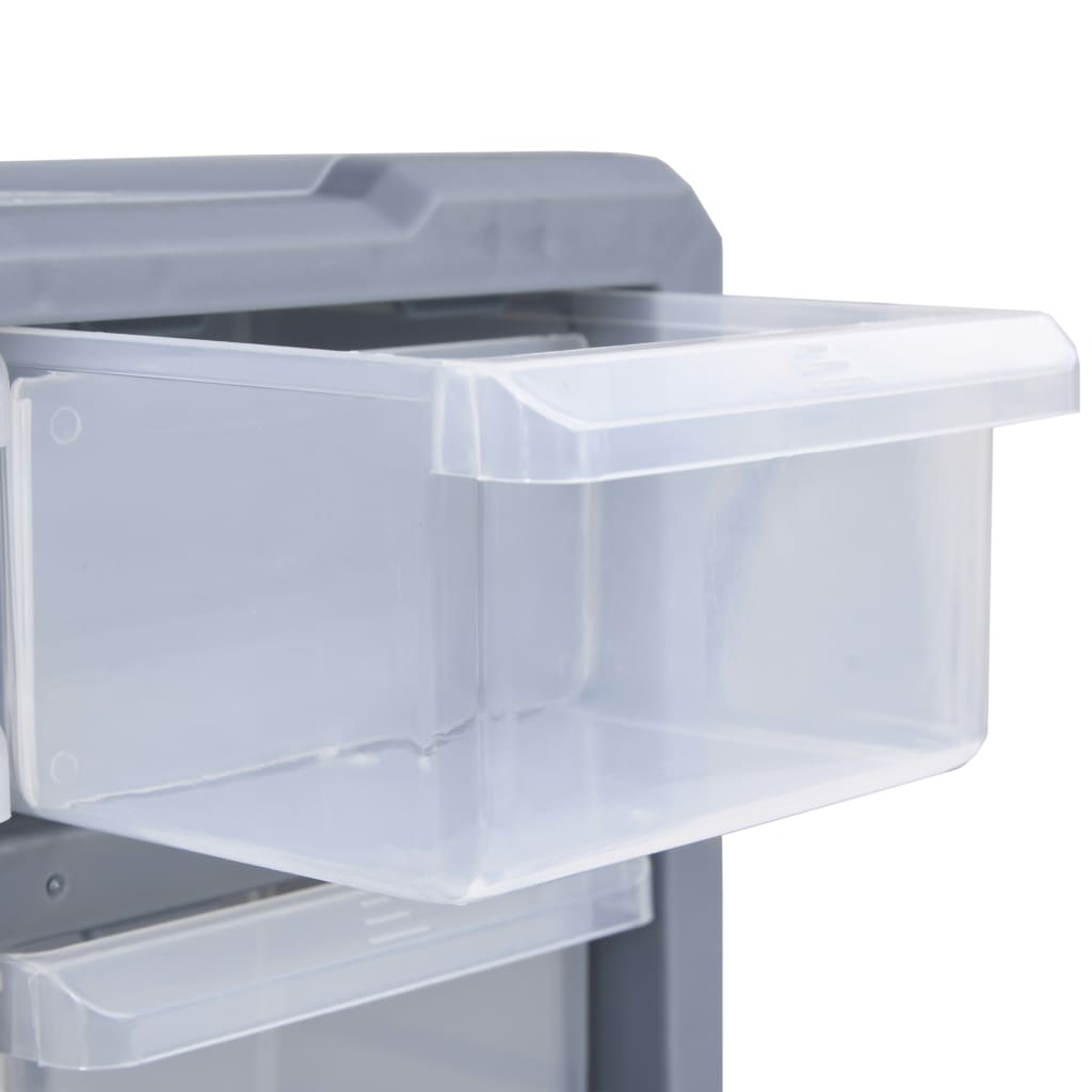 vidaXL Organizer z 60 szufladkami, 38x16x47,5 cm