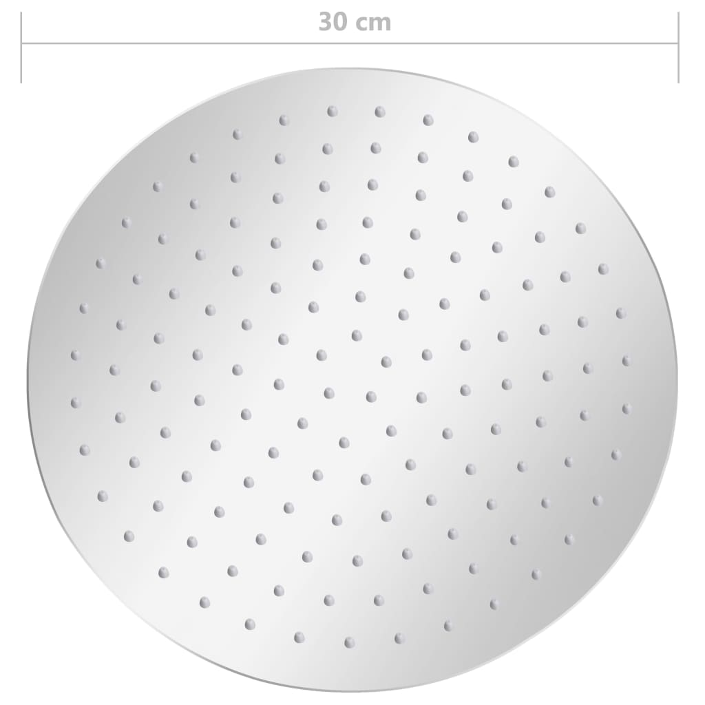 vidaXL Deszczownica ze stali nierdzewnej 304, 30 cm, okrągła