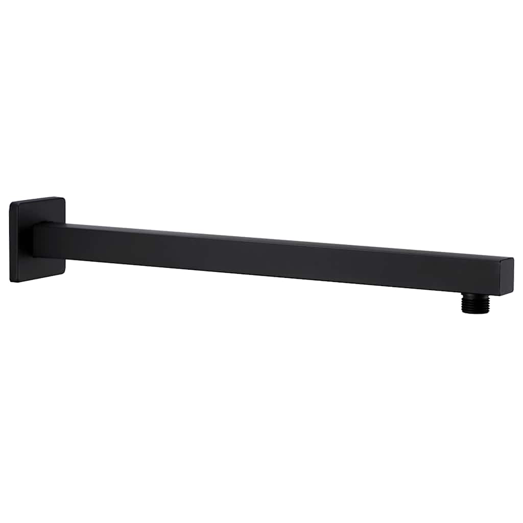 vidaXL Ramię do deszczownicy, kwadratowe, stal 201, czarne, 40 cm