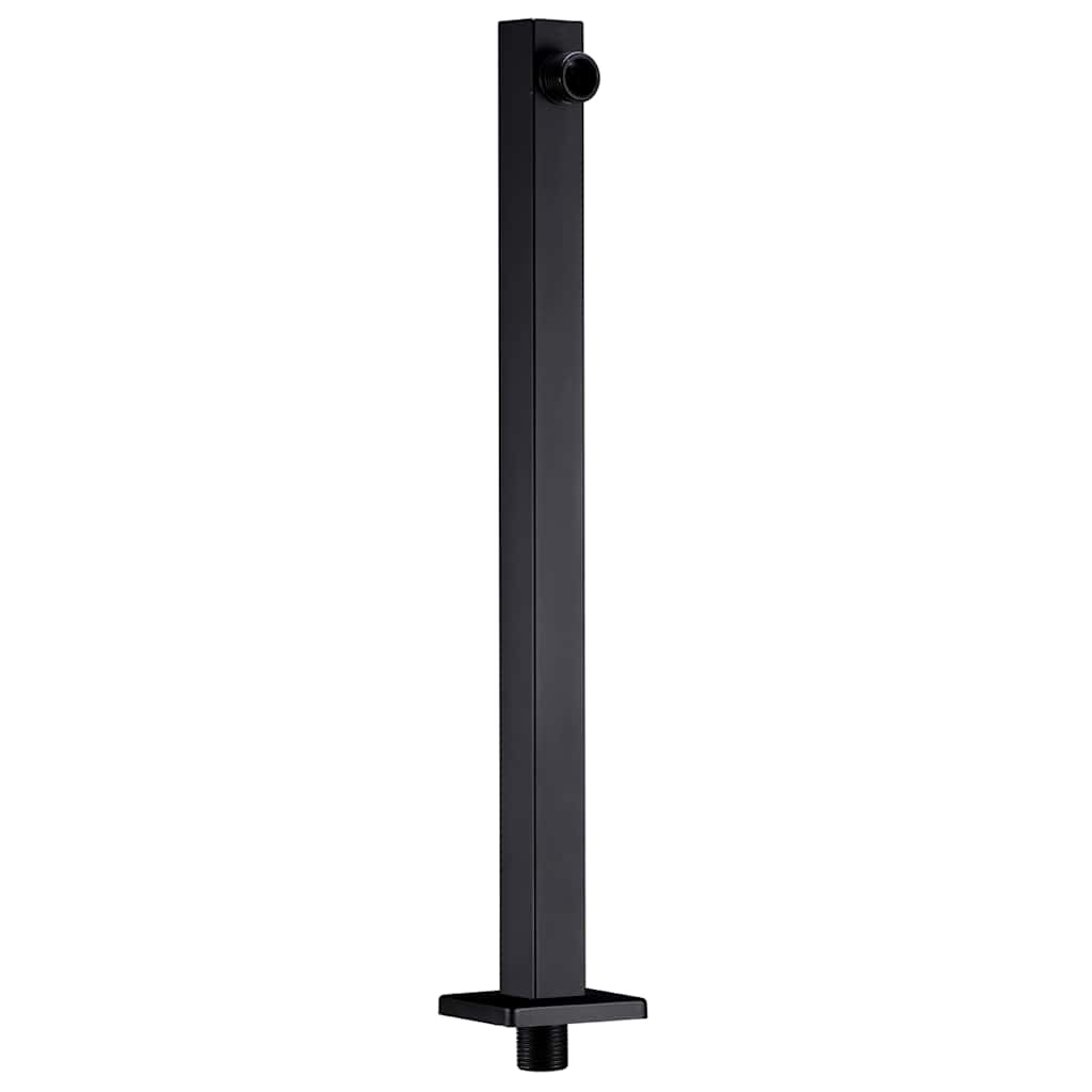 vidaXL Ramię do deszczownicy, kwadratowe, stal 201, czarne, 40 cm