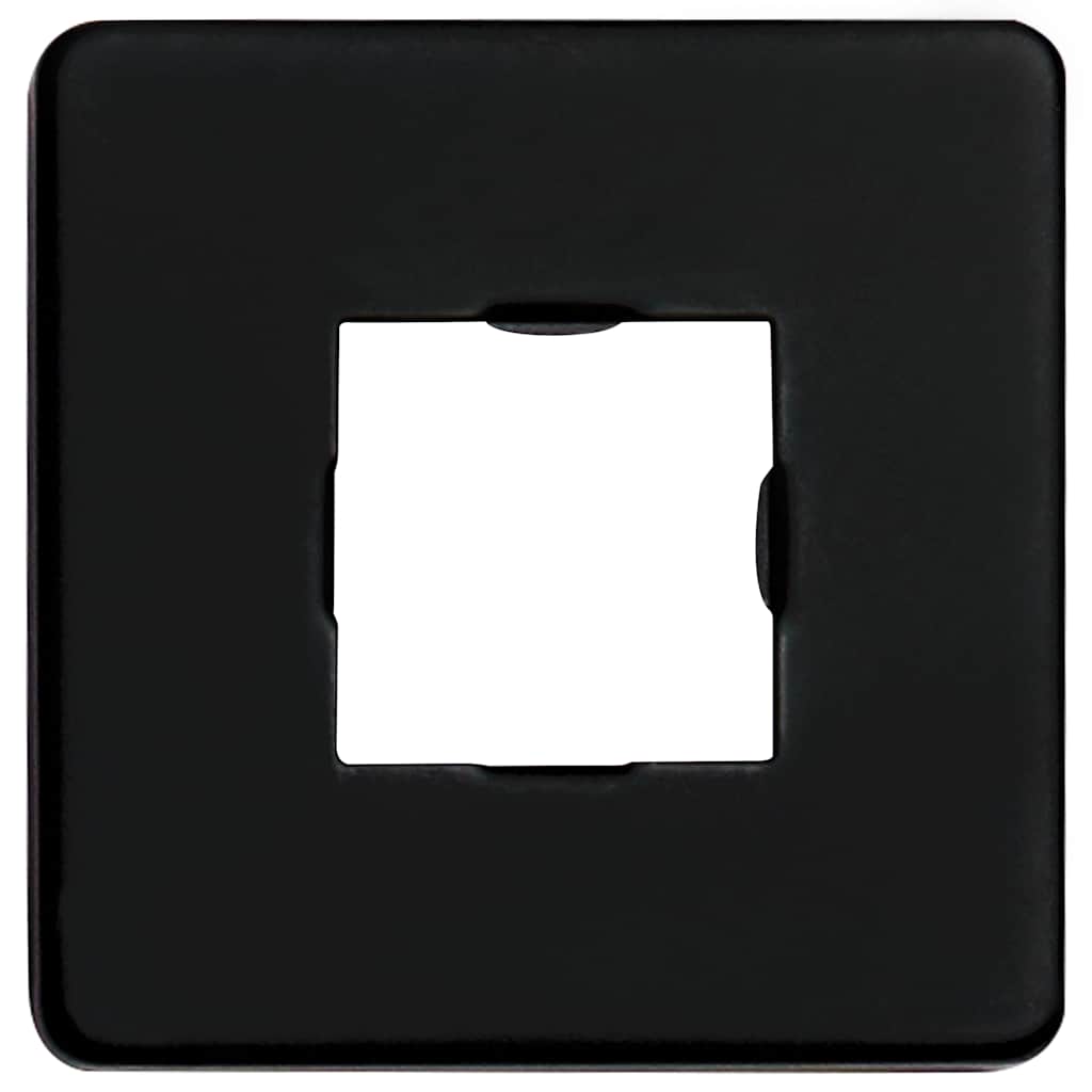 vidaXL Ramię do deszczownicy, kwadratowe, stal 201, czarne, 40 cm