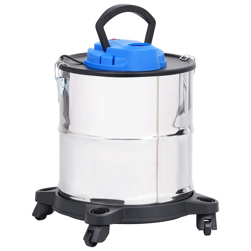 vidaXL Odkurzacz do popiołu, filtr HEPA, 1200 W, 20 L, stal nierdzewna