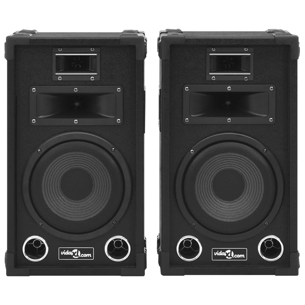 vidaXL Profesjonalne, sceniczne głośniki pasywne HiFi, 2 szt., 800 W