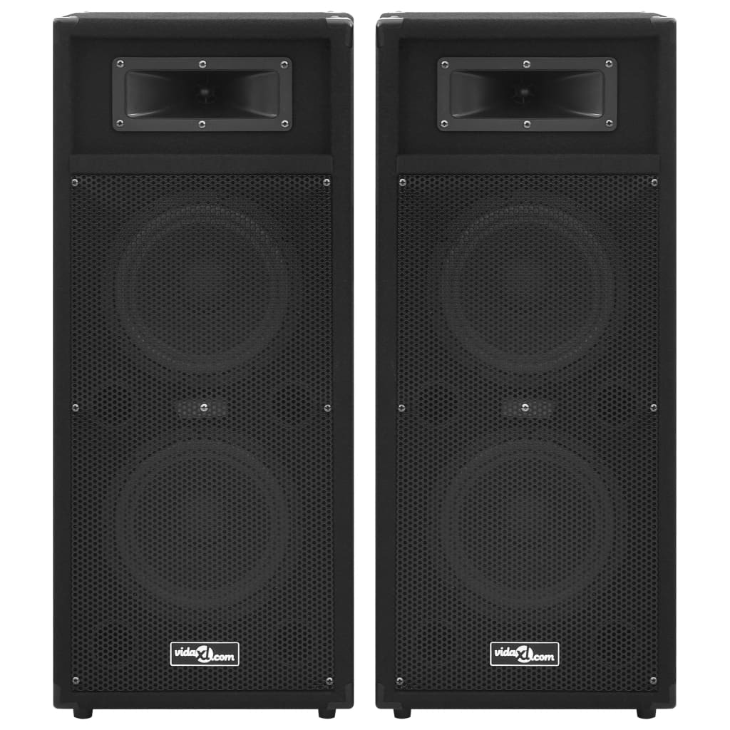 vidaXL Profesjonalne, sceniczne głośniki pasywne HiFi, 2 szt., 1000 W