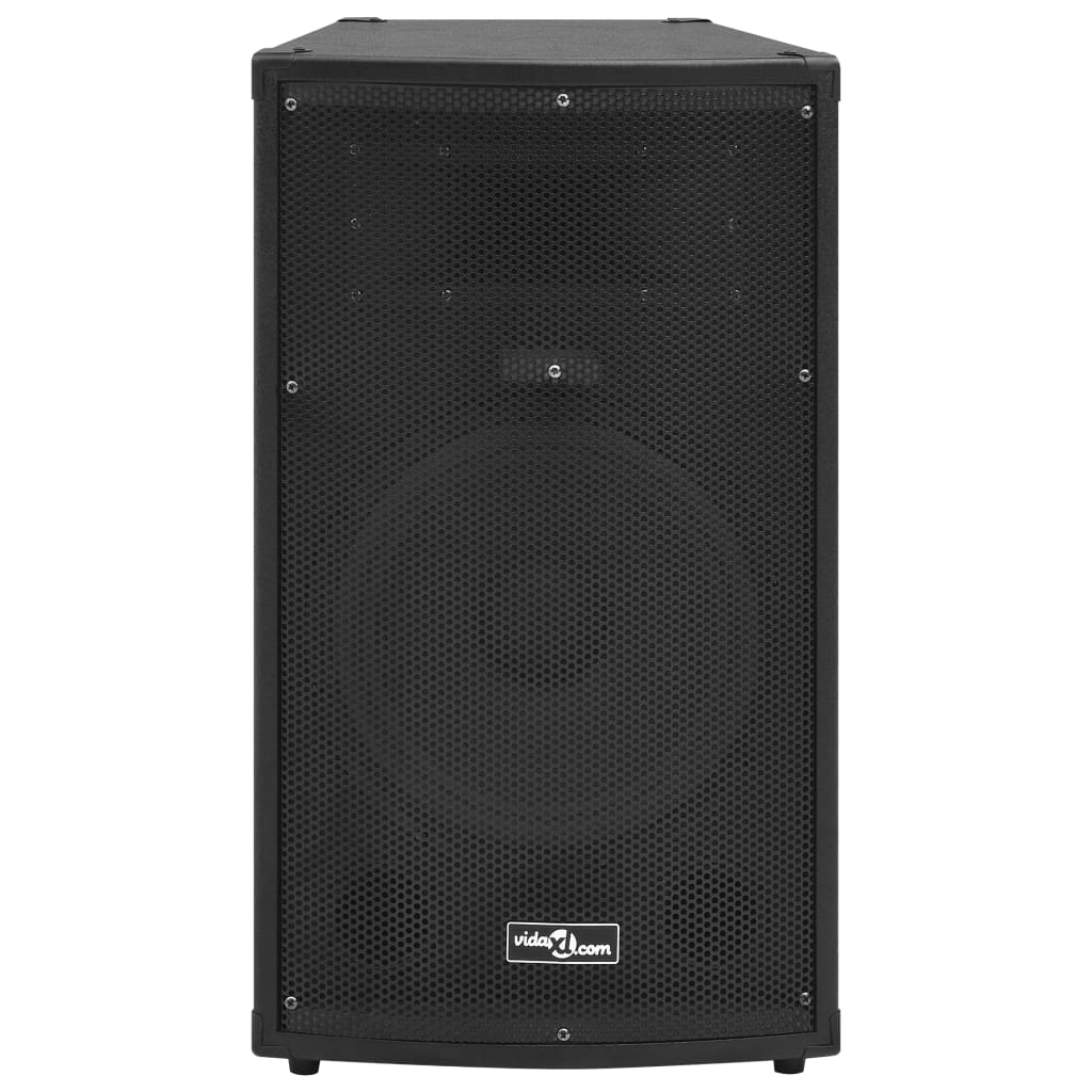 vidaXL Profesjonalny głośnik pasywny HiFi, 1000 W, czarny, 37x37x64 cm