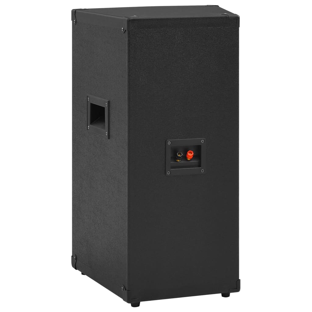 vidaXL Profesjonalny głośnik pasywny HiFi, 1000 W, czarny, 37x37x64 cm