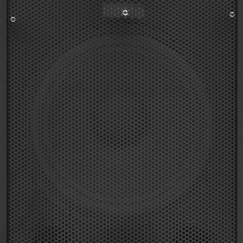 vidaXL Profesjonalny głośnik pasywny HiFi, 1000 W, czarny, 37x37x64 cm
