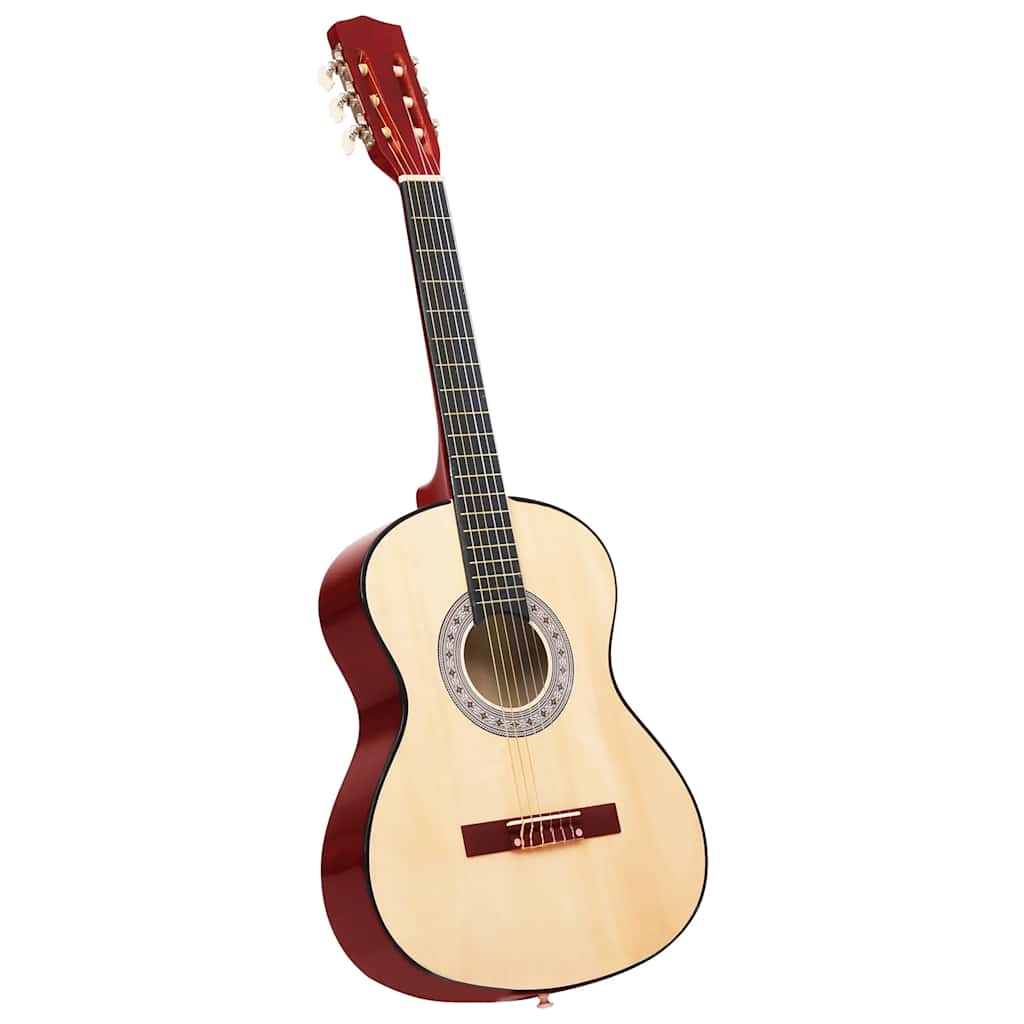 vidaXL Gitara klasyczna dla początkujących, 3/4, 36", z pokrowcem