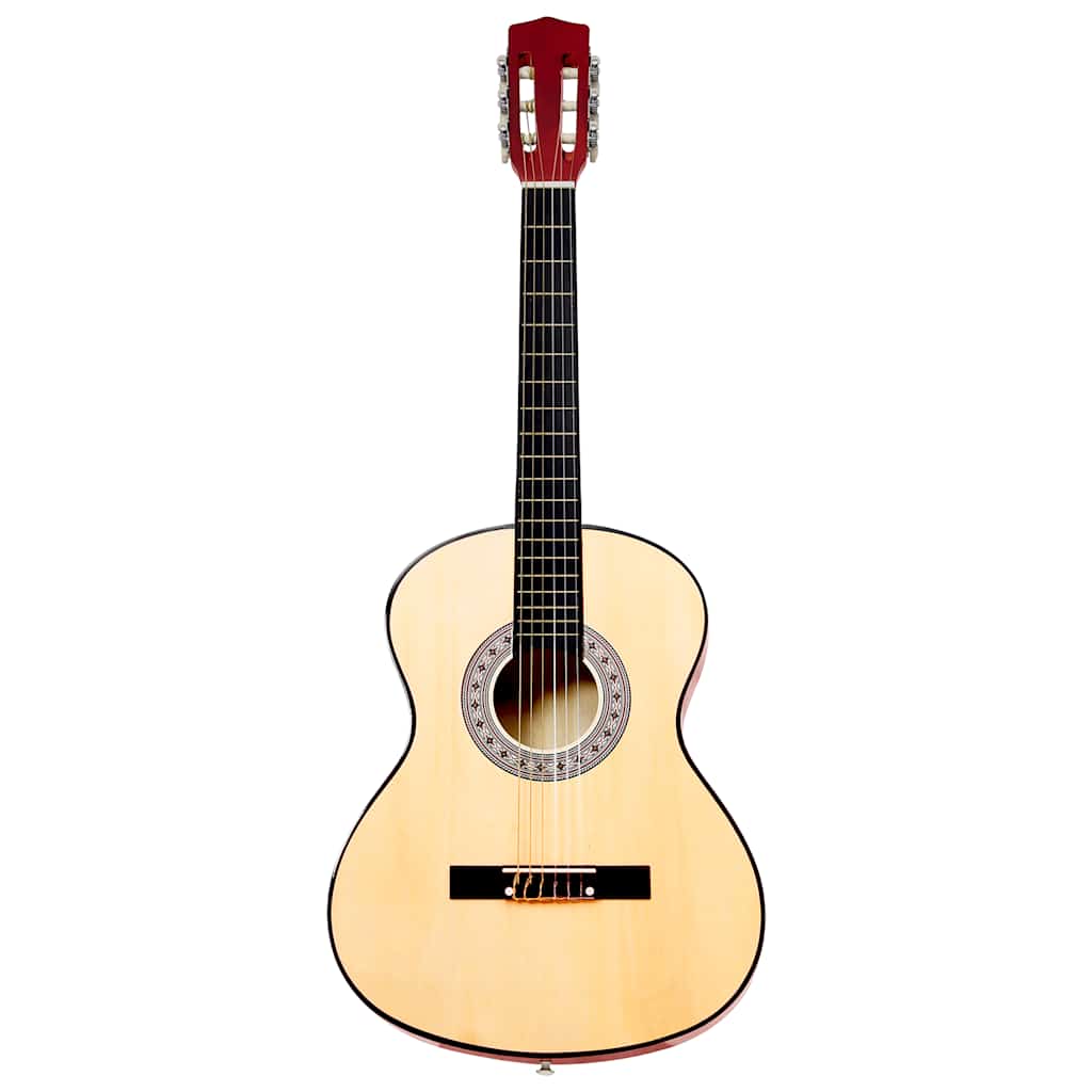 vidaXL Gitara klasyczna dla początkujących, 3/4, 36", z pokrowcem