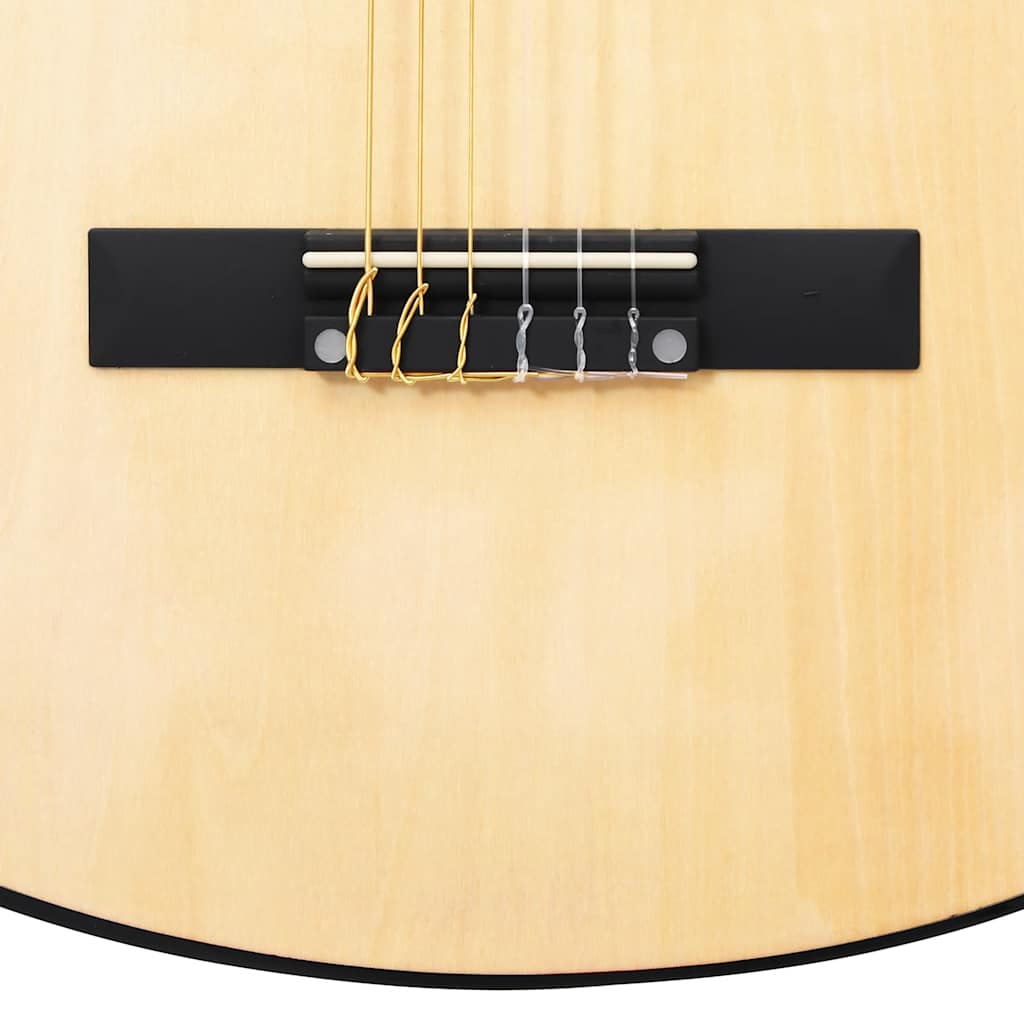 vidaXL Gitara klasyczna dla początkujących, 3/4, 36", z pokrowcem