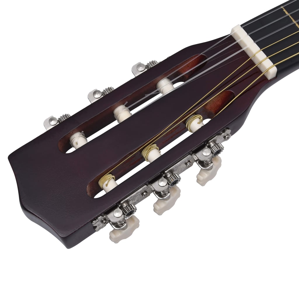 vidaXL Gitara klasyczna dla początkujących, 3/4, 36", z pokrowcem