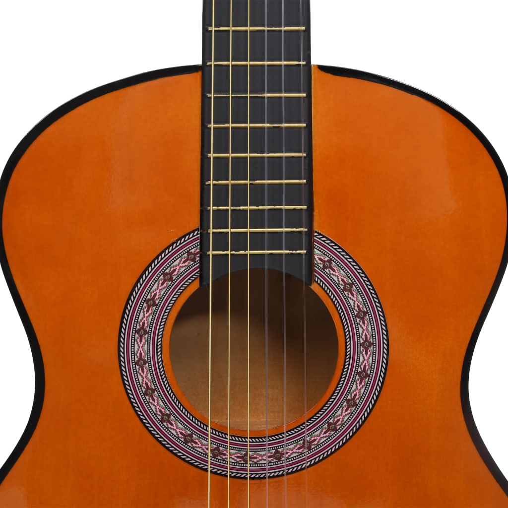 vidaXL Gitara klasyczna dla początkujących, 3/4, 36", z pokrowcem