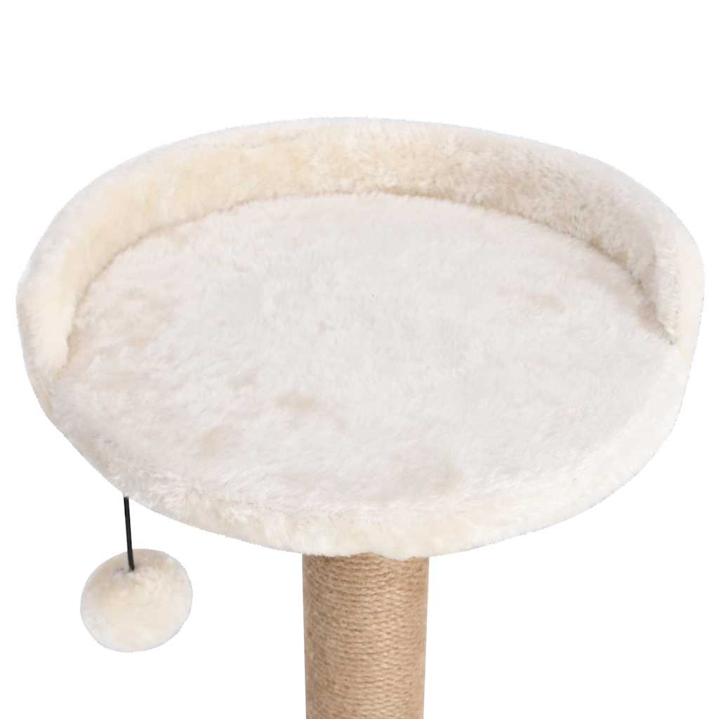 vidaXL Drapak dla kota z słupkiem, 123 cm, trawa morska