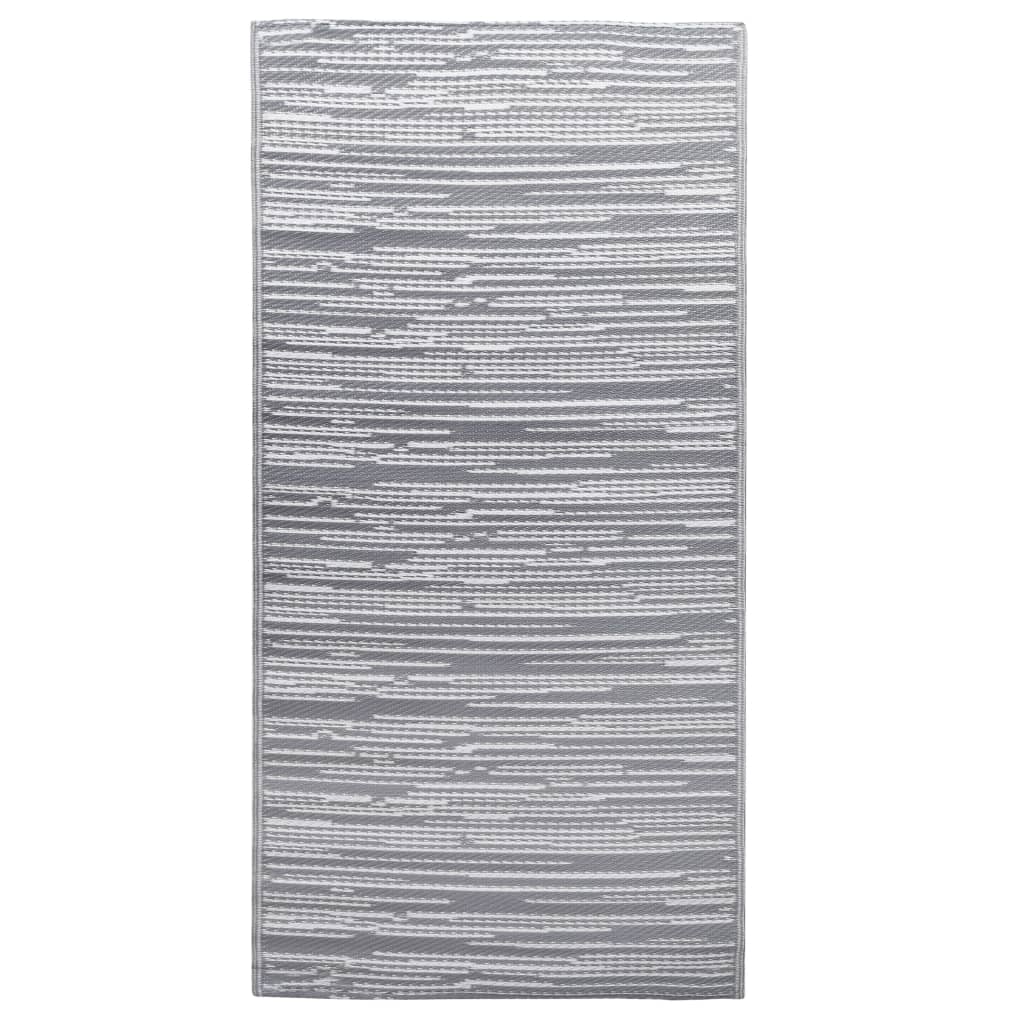 vidaXL Dywan na zewnątrz, ARAKIL szary, 120x180 cm, PP