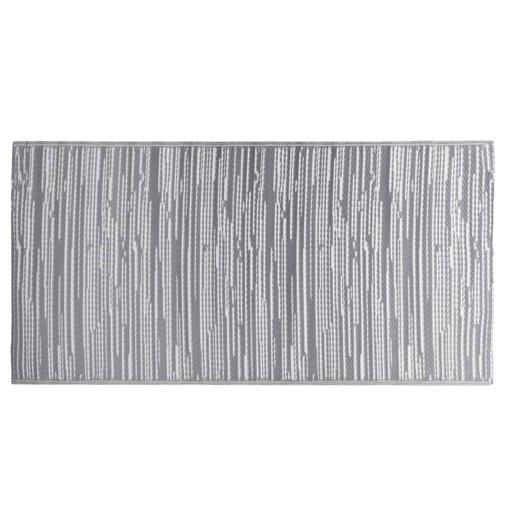 vidaXL Dywan na zewnątrz, ARAKIL szary, 120x180 cm, PP