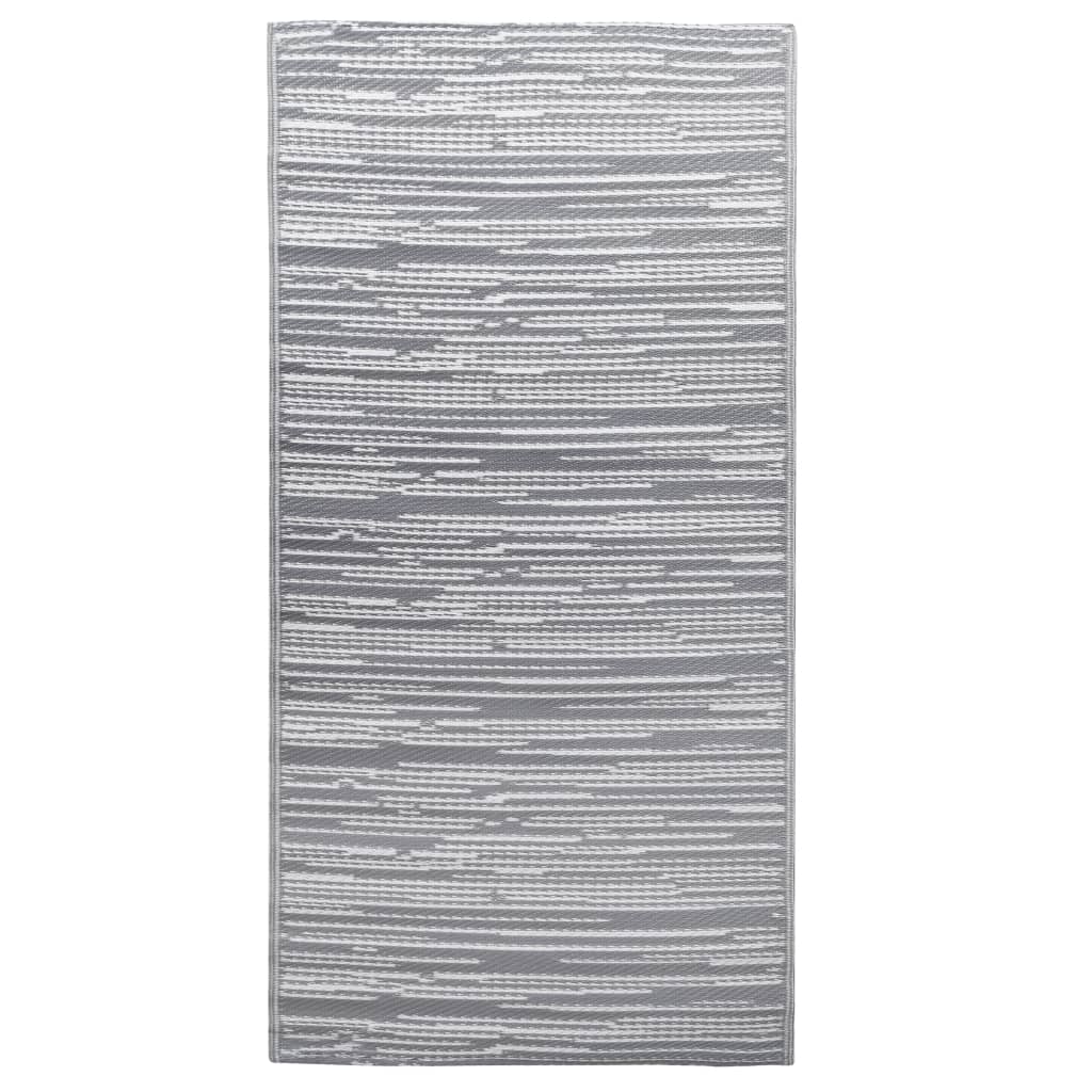 vidaXL Dywan na zewnątrz, ARAKIL szary, 160x230 cm, PP