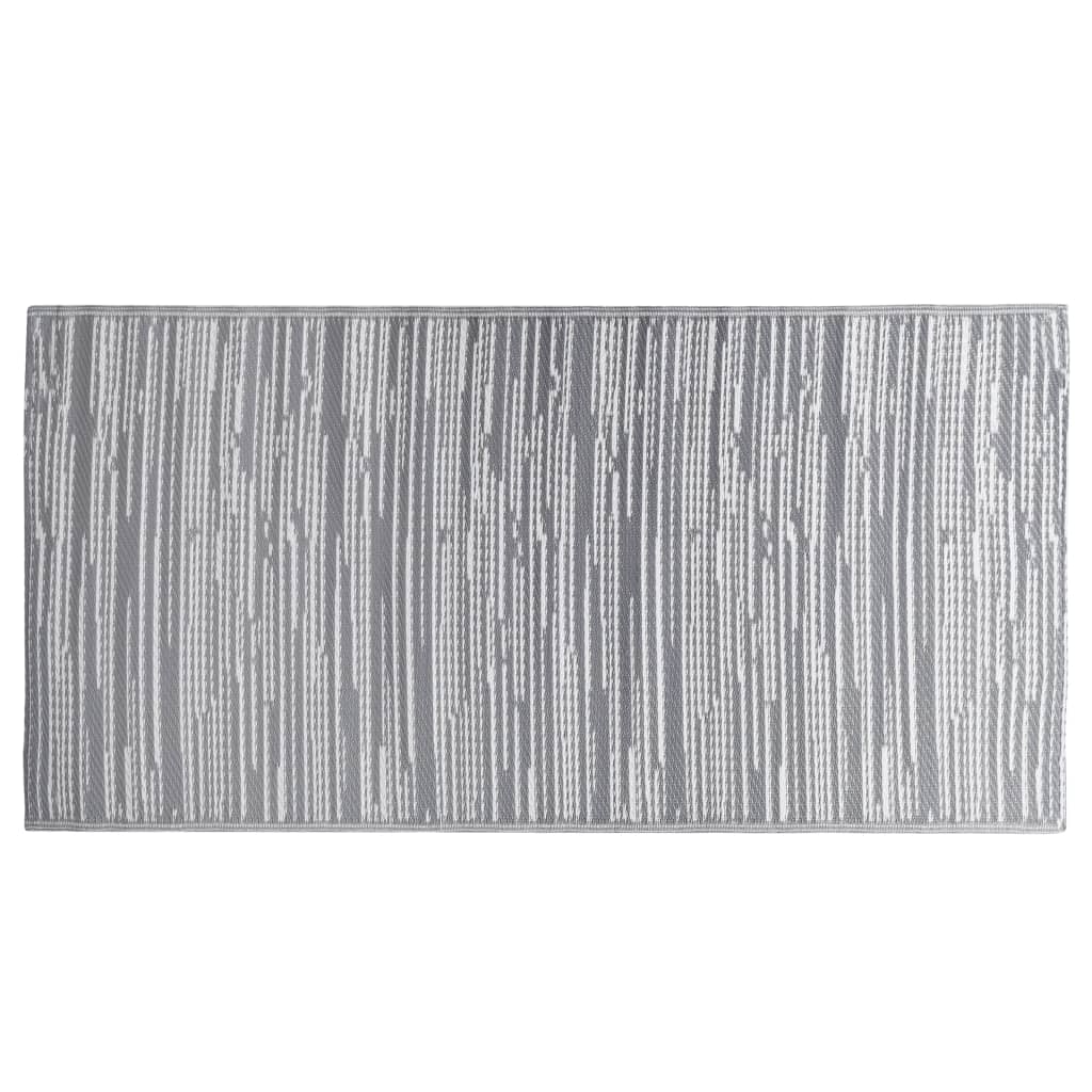 vidaXL Dywan na zewnątrz, ARAKIL szary, 160x230 cm, PP