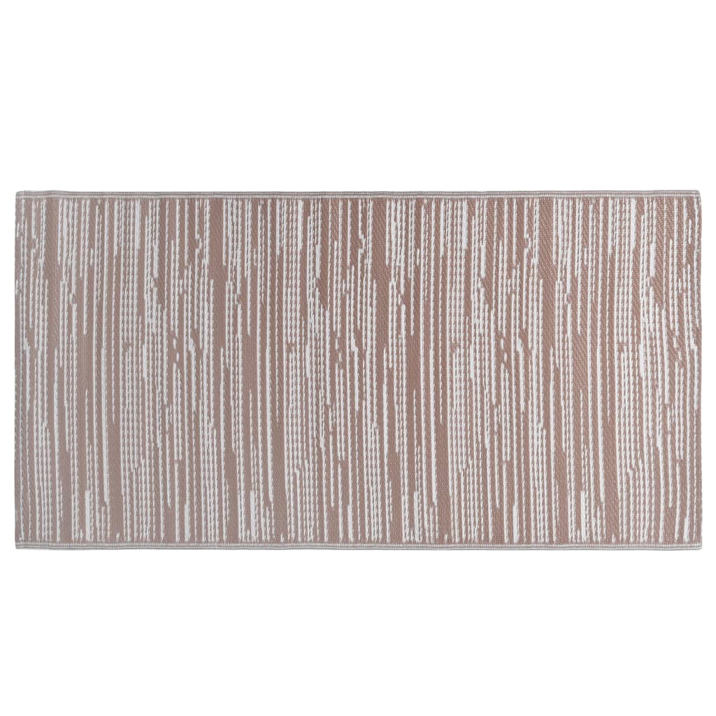 vidaXL Dywan na zewnątrz, ARAKIL brązowy, 120x180 cm, PP