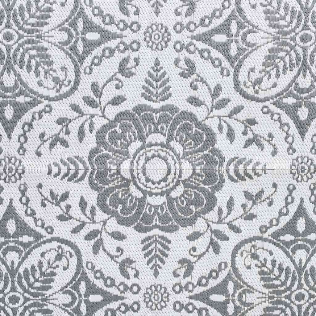 vidaXL Dywan na zewnątrz, ARAKIL jasnoszary, 190x290 cm, PP