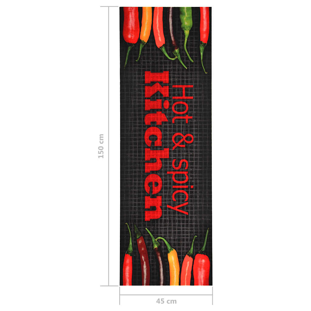 vidaXL Kuchenna mata podłogowa Hot&Spicy, 45x150 cm