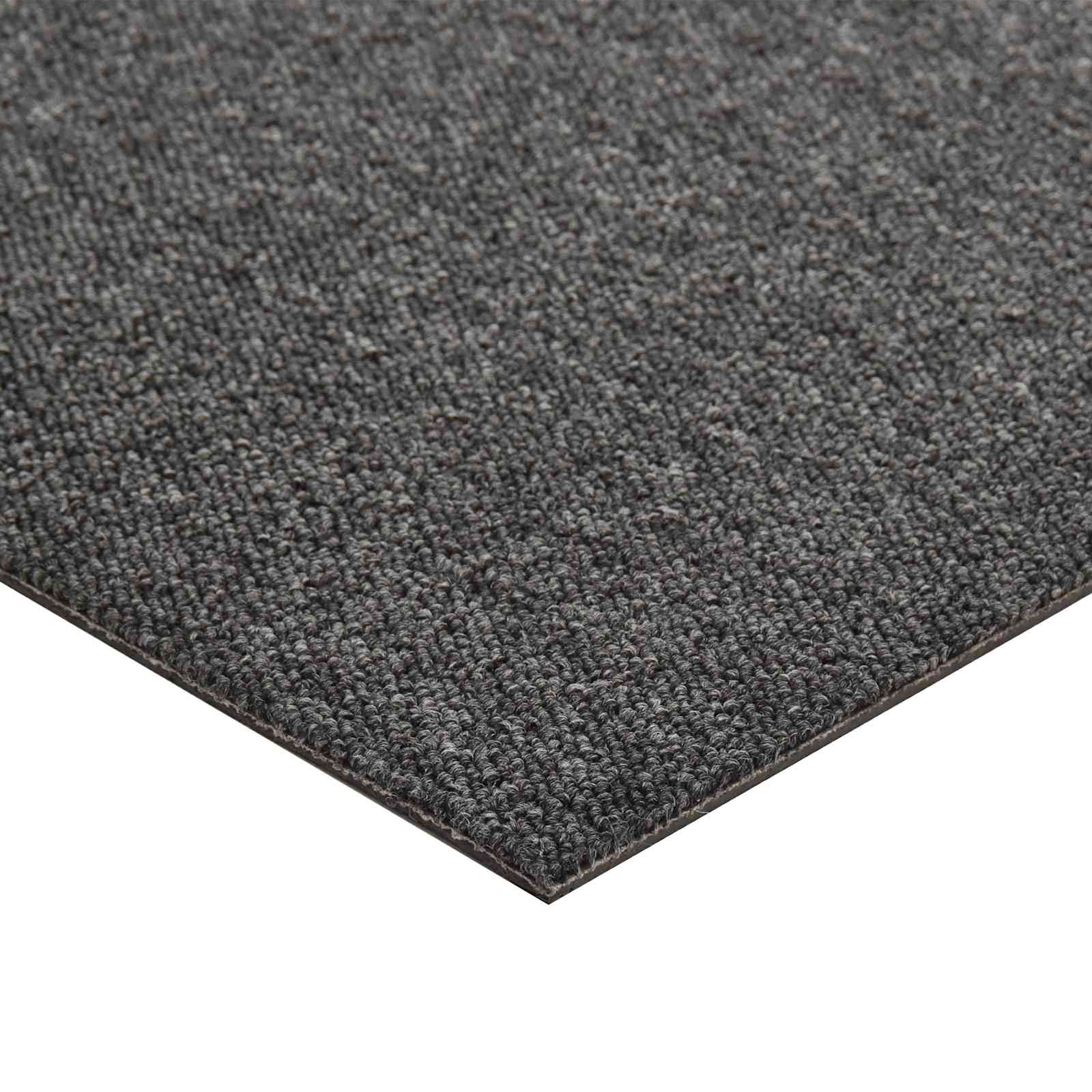 vidaXL Dywan 20 pcs Antracyt 50 x 50 cm 100% polipropylen