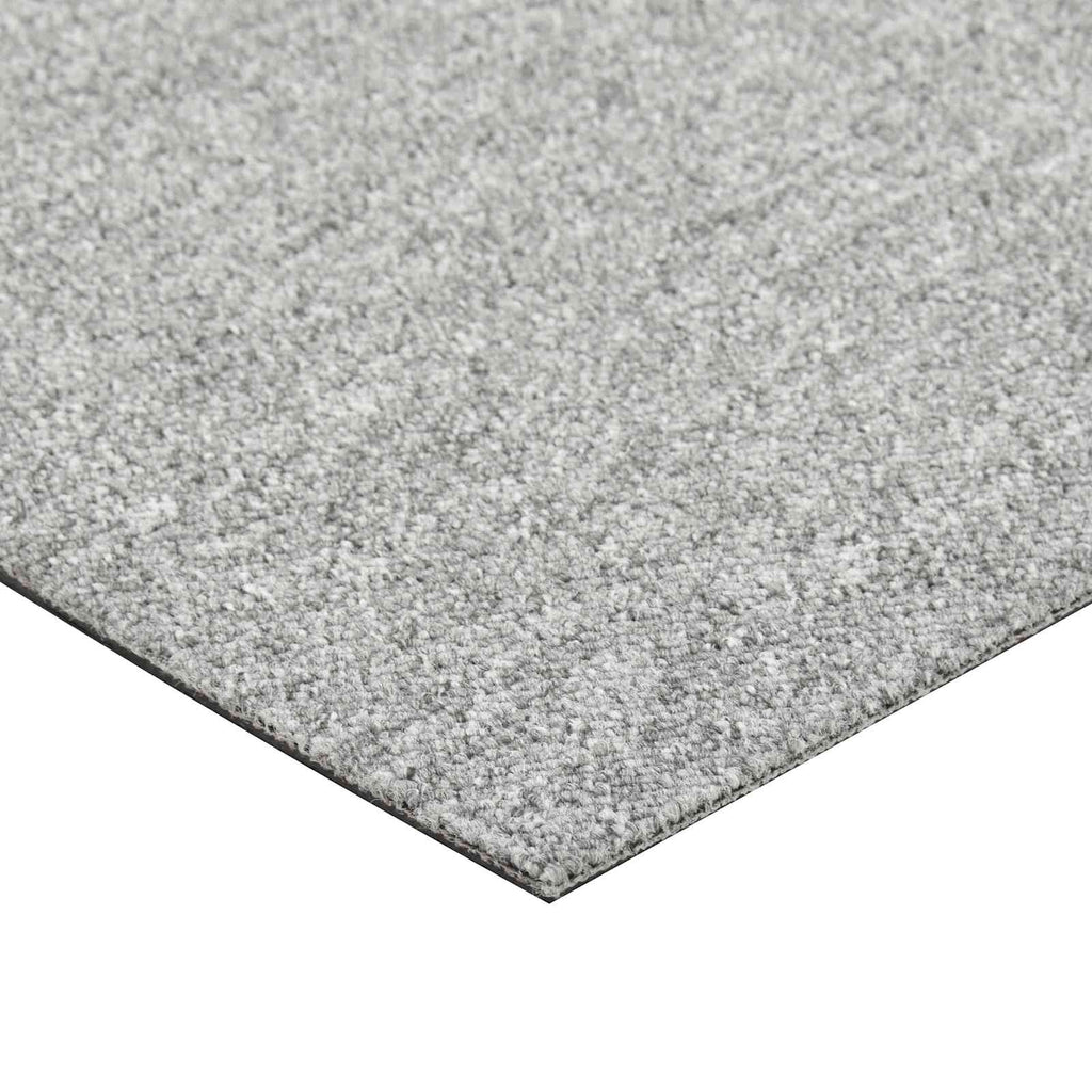 vidaXL Dywan 20 pcs Jasnoszary 50 x 50 cm 100% polipropylen