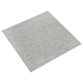 vidaXL Dywan 20 pcs Jasnoszary 50 x 50 cm 100% polipropylen