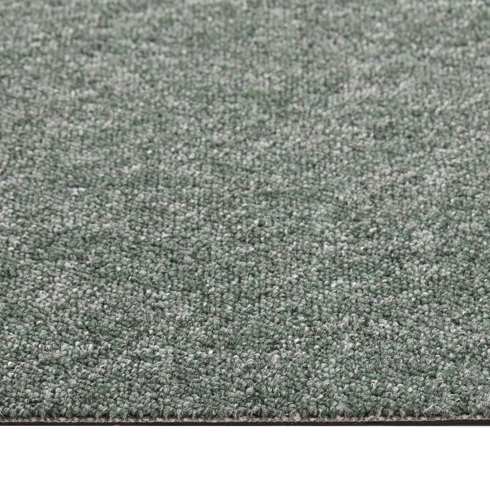 vidaXL Dywan 20 pcs Zielony 50 x 50 cm 100% polipropylen