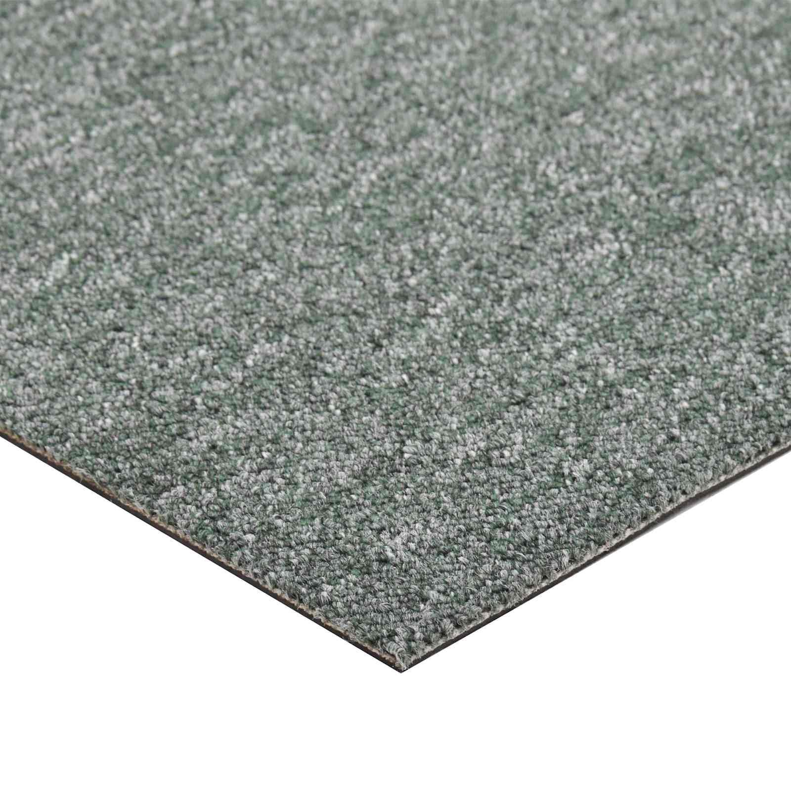vidaXL Dywan 20 pcs Zielony 50 x 50 cm 100% polipropylen