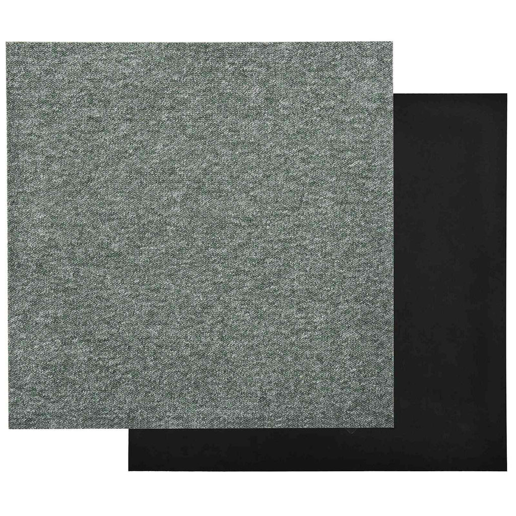 vidaXL Dywan 20 pcs Zielony 50 x 50 cm 100% polipropylen