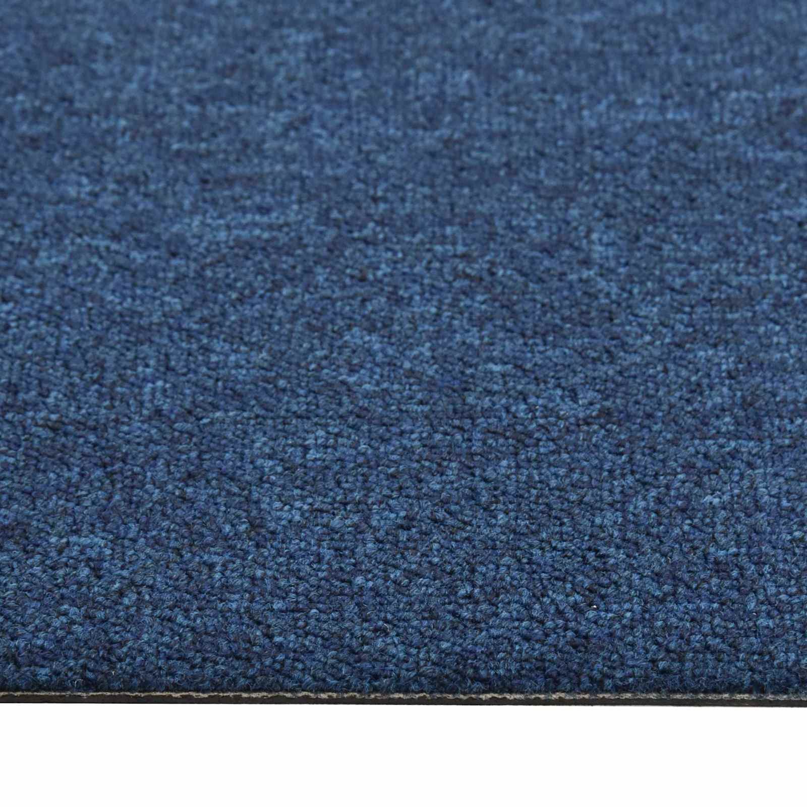 vidaXL Dywan 20 pcs Ciemnoniebieski 50 x 50 cm 100% polipropylen