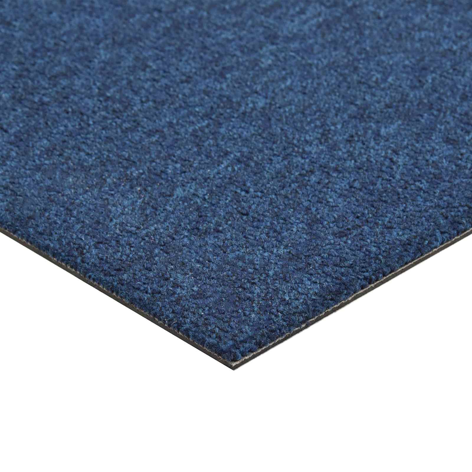 vidaXL Dywan 20 pcs Ciemnoniebieski 50 x 50 cm 100% polipropylen