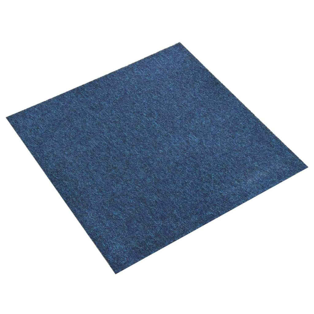 vidaXL Dywan 20 pcs Ciemnoniebieski 50 x 50 cm 100% polipropylen