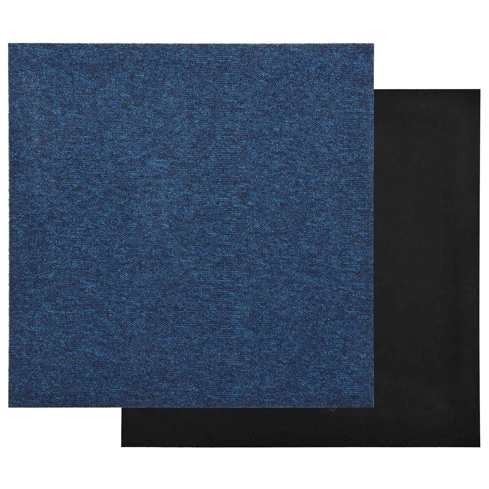 vidaXL Dywan 20 pcs Ciemnoniebieski 50 x 50 cm 100% polipropylen