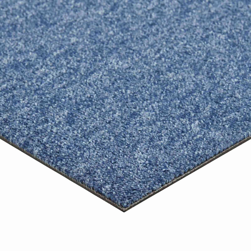 vidaXL Dywan 20 pcs Niebieski 50 x 50 cm 100% polipropylen