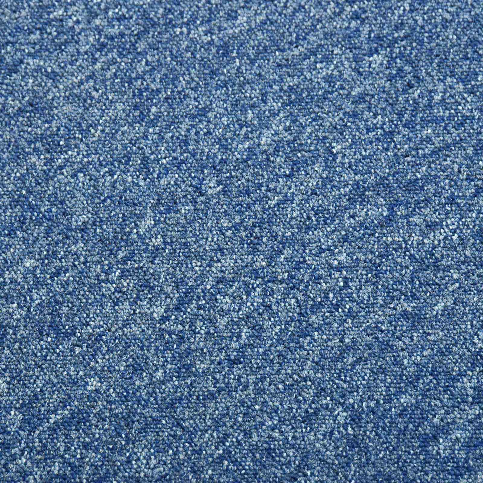 vidaXL Dywan 20 pcs Niebieski 50 x 50 cm 100% polipropylen