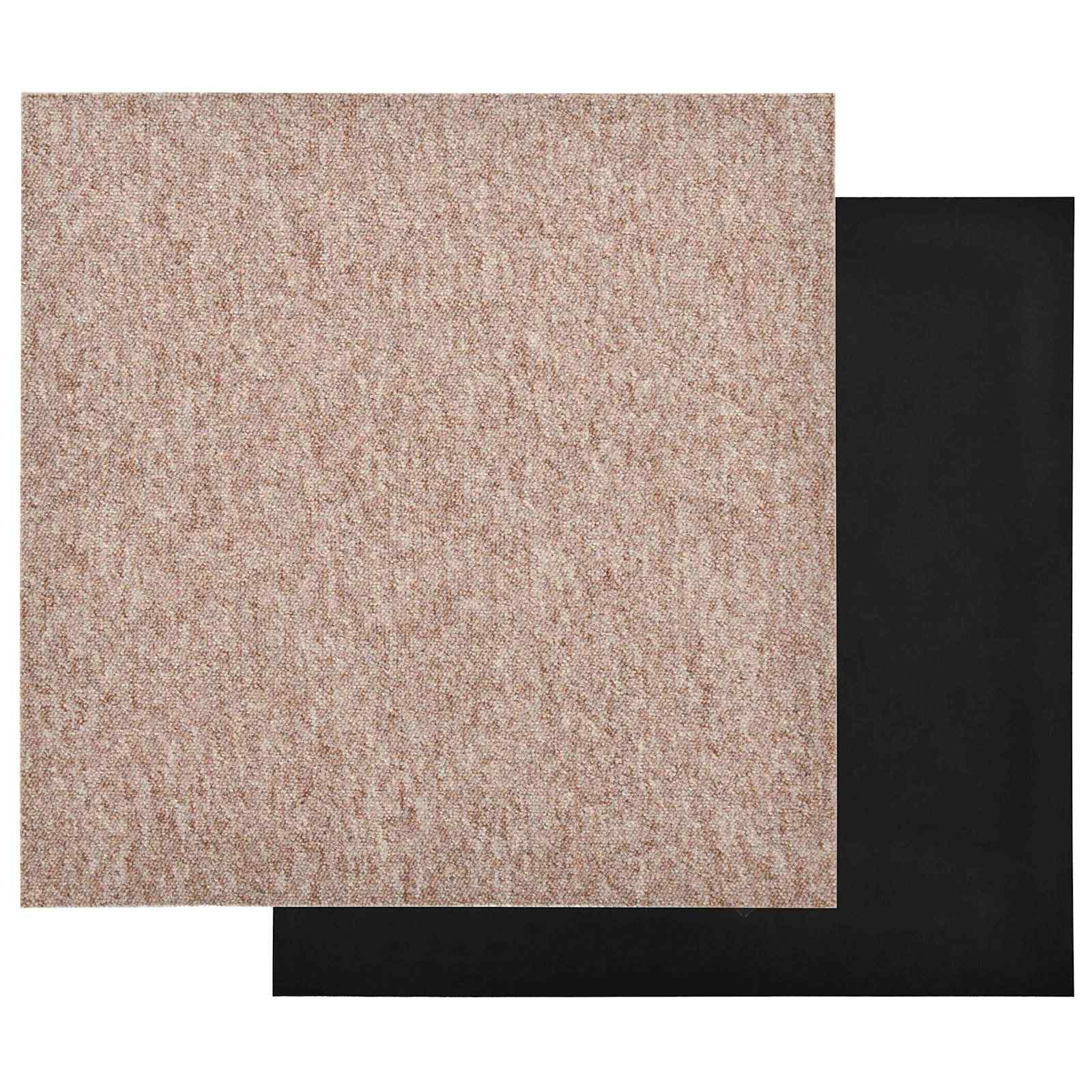 vidaXL Dywan 20 pcs Beżowy 50 x 50 cm 100% polipropylen