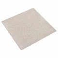 vidaXL Dywan 20 pcs Jasny beż 50 x 50 cm 100% polipropylen