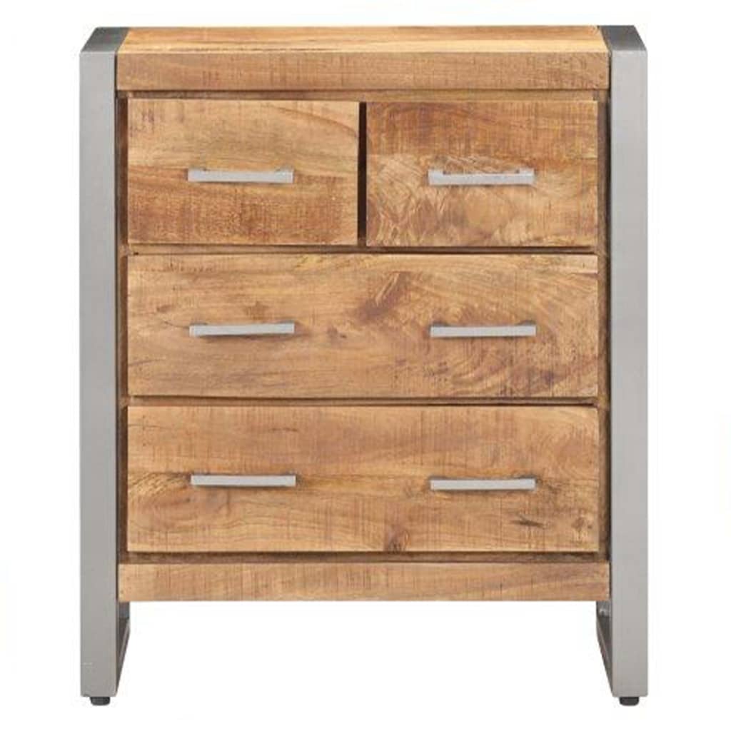 vidaXL Szafka, 60x35x70 cm, surowe drewno mango