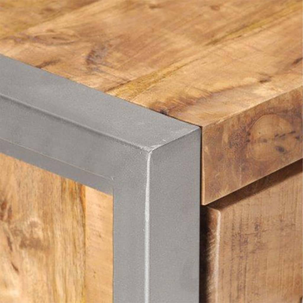 vidaXL Szafka, 60x35x70 cm, surowe drewno mango