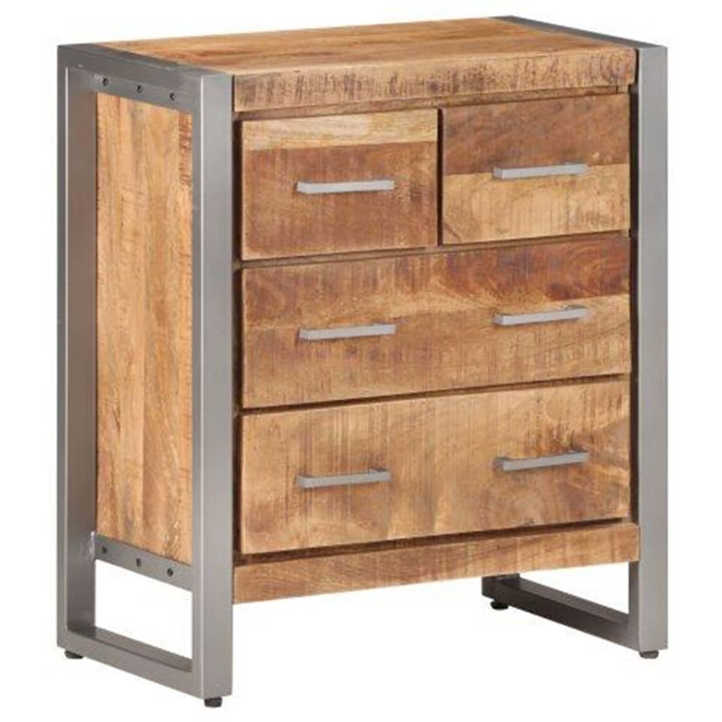vidaXL Szafka, 60x35x70 cm, surowe drewno mango
