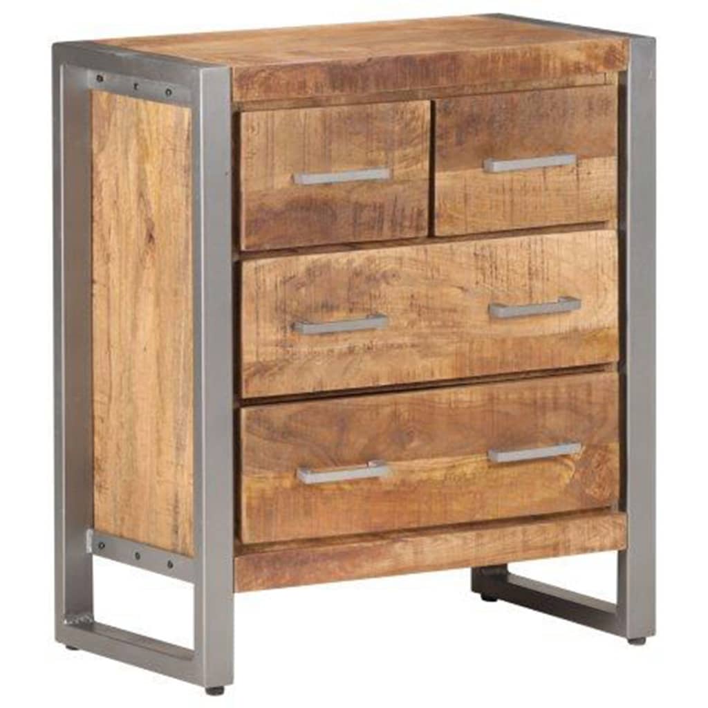 vidaXL Szafka, 60x35x70 cm, surowe drewno mango