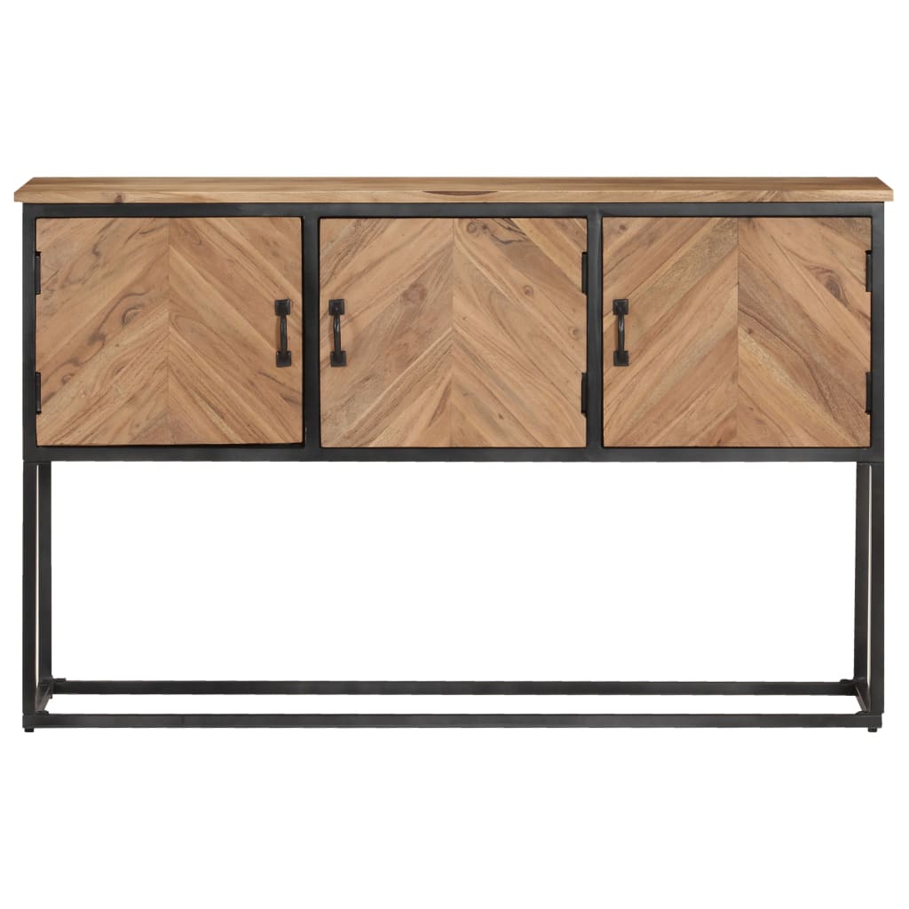 vidaXL Szafka, 120x30x75 cm, lite drewno akacjowe