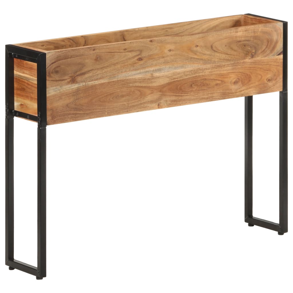 vidaXL Donica, 90x20x68 cm, lite drewno akacjowe