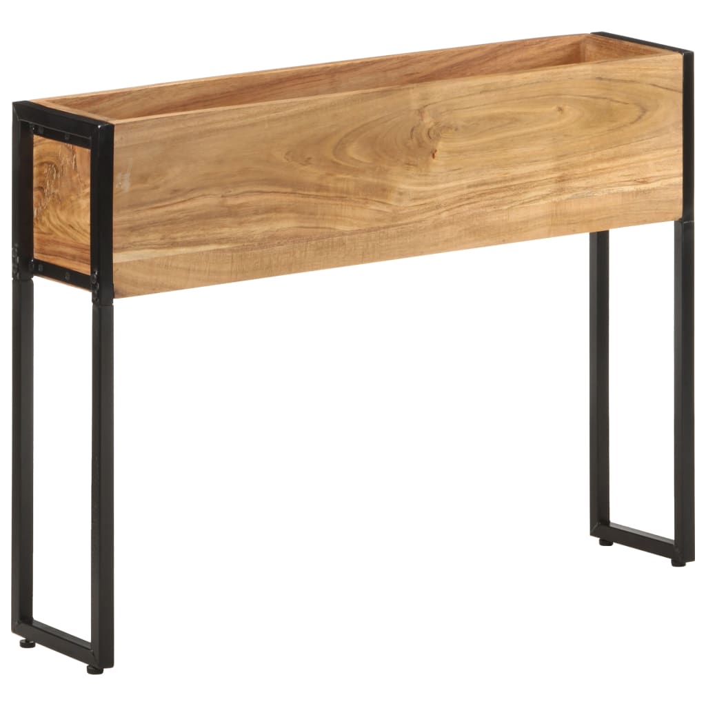vidaXL Donica, 90x20x68 cm, lite drewno akacjowe